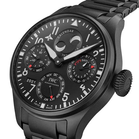 iwc big pilot watch perpetual calendar top gun replica|iwc mojave desert watch.